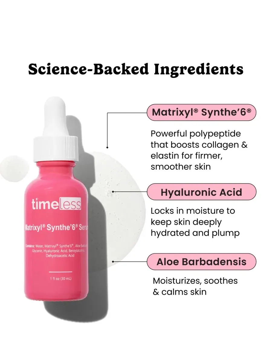 Сыворотка Timeless Skin Care — С пептидом Matrixyl Synthe — изображение 2 из 7