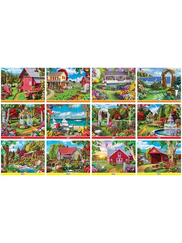 Коллекция пазлов Шедевры Алана Джаны - 12 штук для взрослых Masterpieces Puzzles — изображение 2 из 3