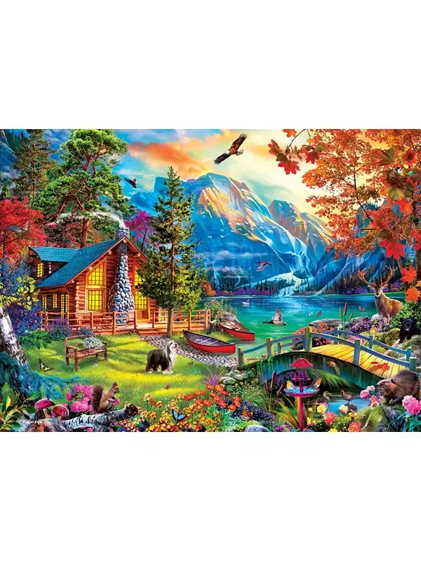 Шедевры спокойствия - парящий закат, пазл из 1000 деталей Masterpieces Puzzles — изображение 2 из 3