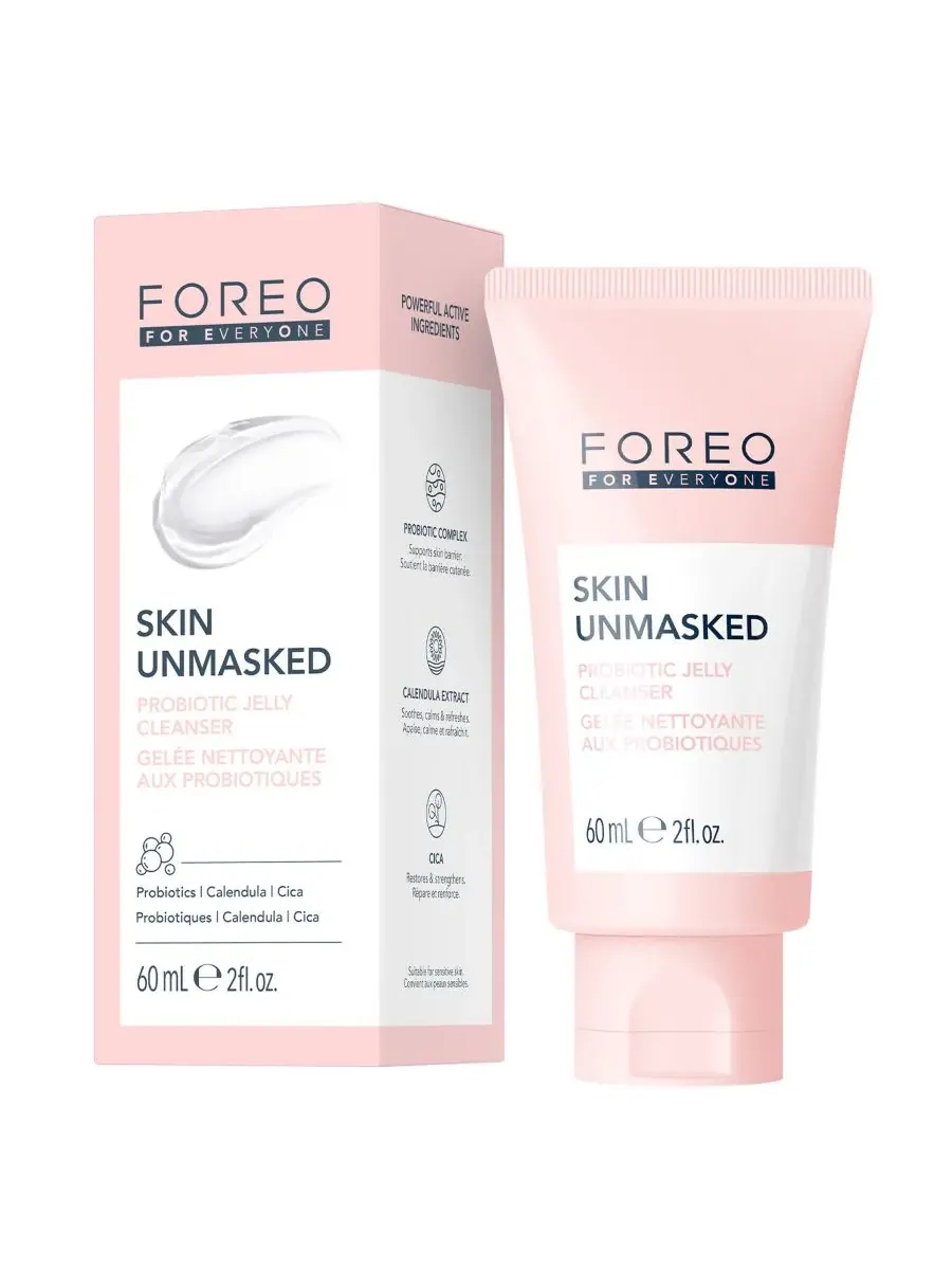 Гель для умывания Foreo — Очищающее средство-гель для лица For EveryOne Skin Unmasked Probiotic — мульти