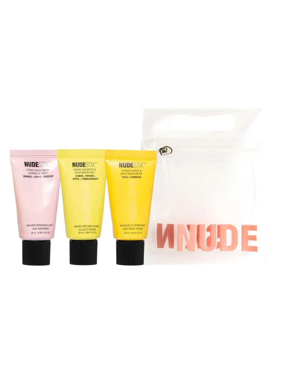 NUDESTIX Набор для обновления кожи Nudeskin Citrus Skin Renewal Set из 3 предметов — изображение 1 из 9