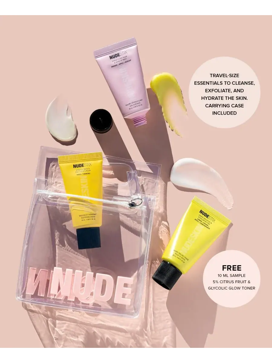 NUDESTIX Набор для обновления кожи Nudeskin Citrus Skin Renewal Set из 3 предметов — изображение 5 из 9