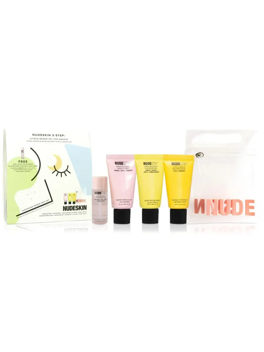 NUDESTIX Набор для обновления кожи Nudeskin Citrus Skin Renewal Set из 3 предметов — изображение 9 из 9