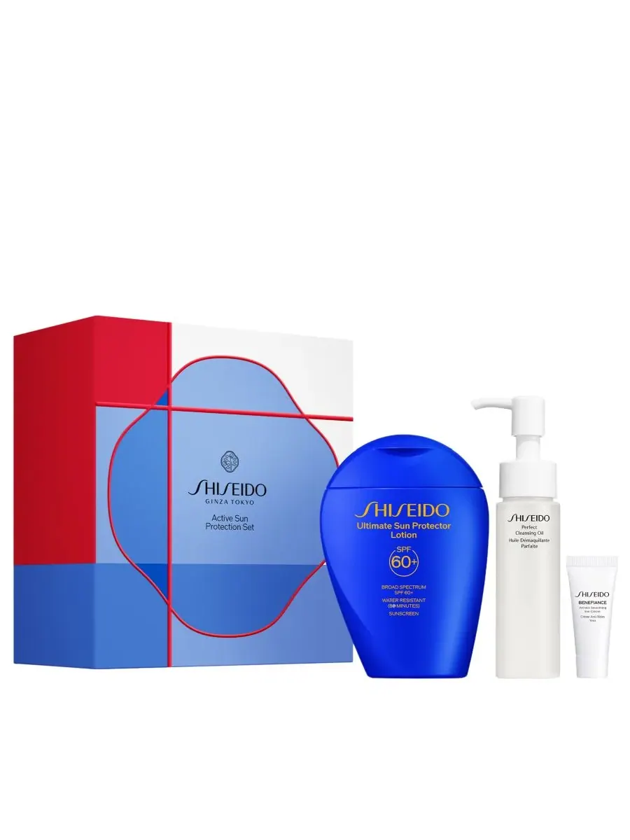 Shiseido Подарочный набор из 3 предметов для активной защиты кожи от солнца — изображение 1 из 3