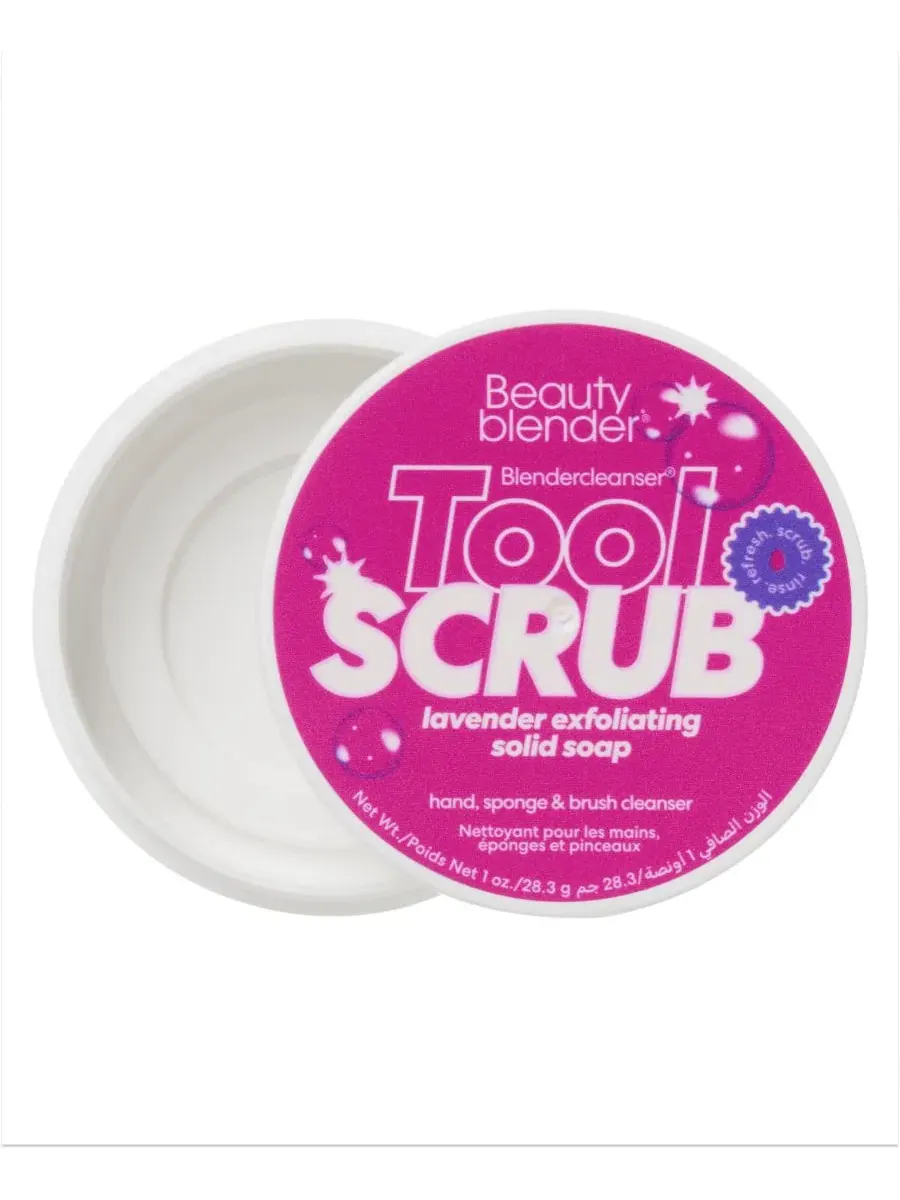 Твердое отшелушивающее мыло Blendercleanser Tool Scrub с лавандой, 28 г Beautyblender — изображение 3 из 6