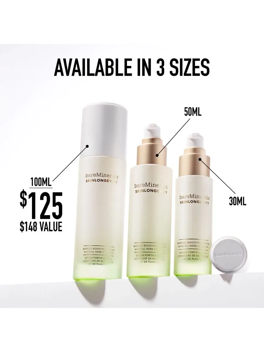 Сыворотка для лица Skinlongevity Nourishing Barrier Boosting, 100 мл bareMinerals — изображение 3 из 12