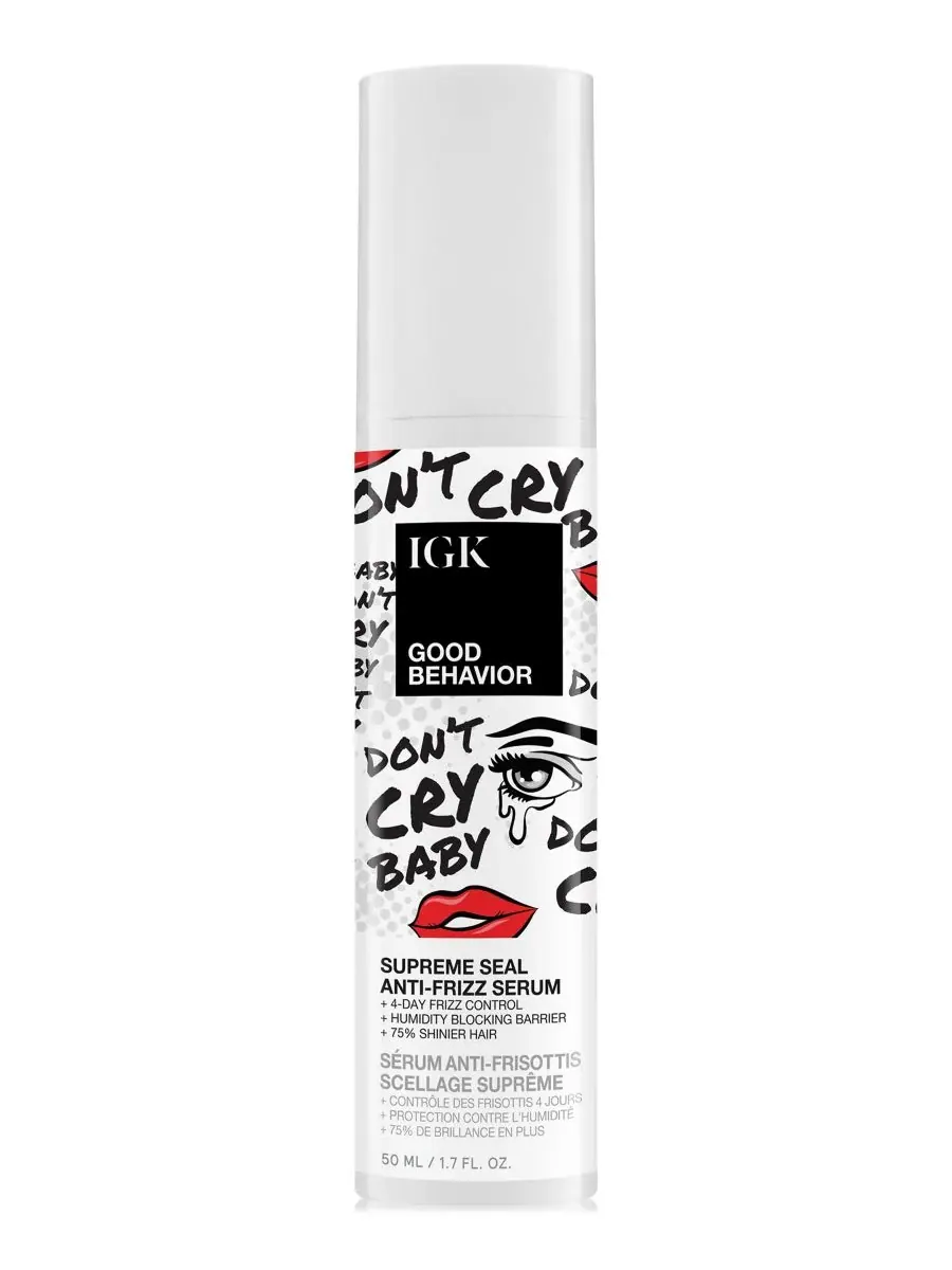IGK Hair Сыворотка против пушистости волос Good Behavior Supreme Seal, 1,7 унции — мульти