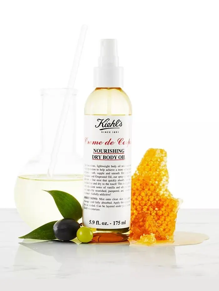 Питательное сухое масло для тела Creme de Corps, 5,9 унции Kiehl'S Since 1851 — изображение 2 из 4