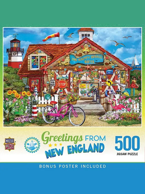 Привет из Новой Англии - пазл из 500 деталей Masterpieces Puzzles — изображение 1 из 3