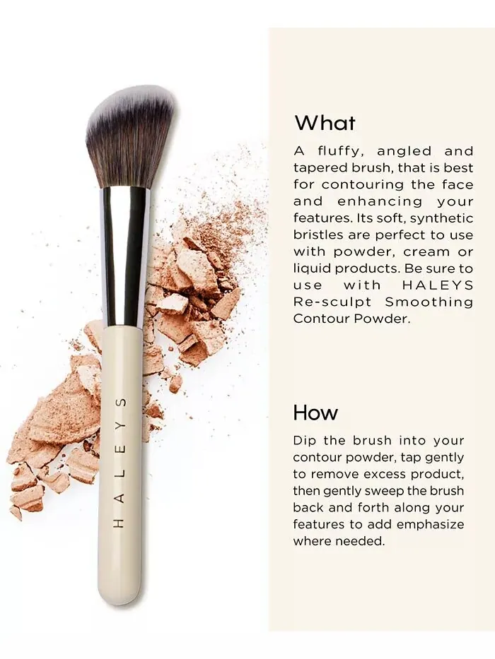 Блестящая кисть для контуринга Haleys Beauty — изображение 3 из 7
