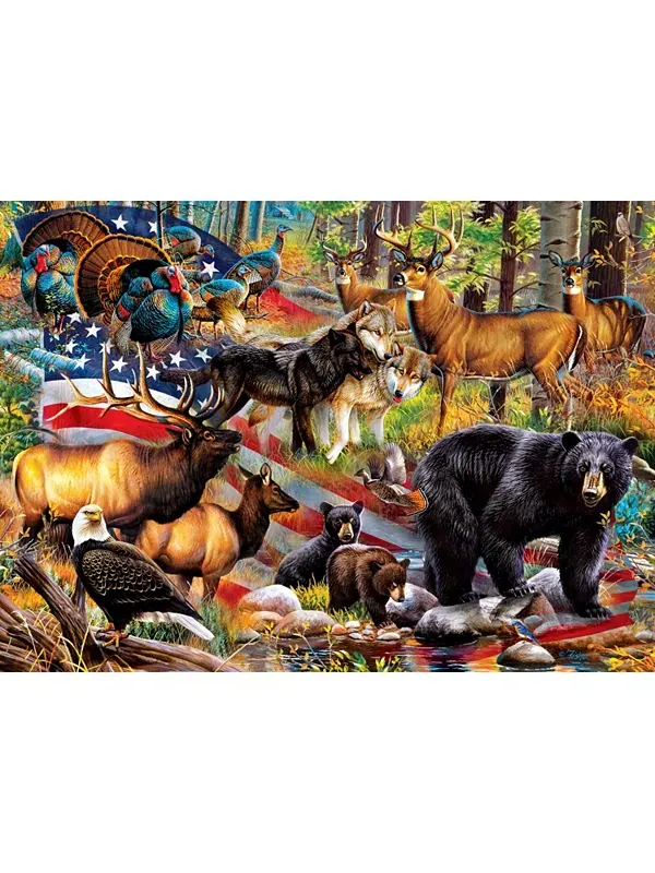 Шедевры мшистого дуба, эта земля — твоя земля, пазл из 1000 деталей Masterpieces Puzzles — изображение 2 из 3