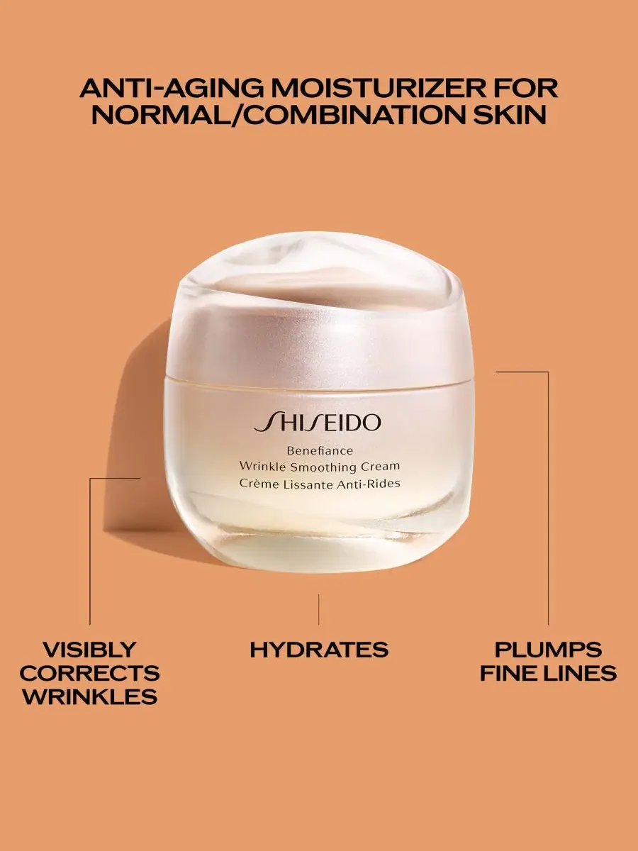 Крем для лица антивозрастной с комплексом KOMBU-Bounce Shiseido Benefiance Wrinkle Smoothing Cream — изображение 6 из 9