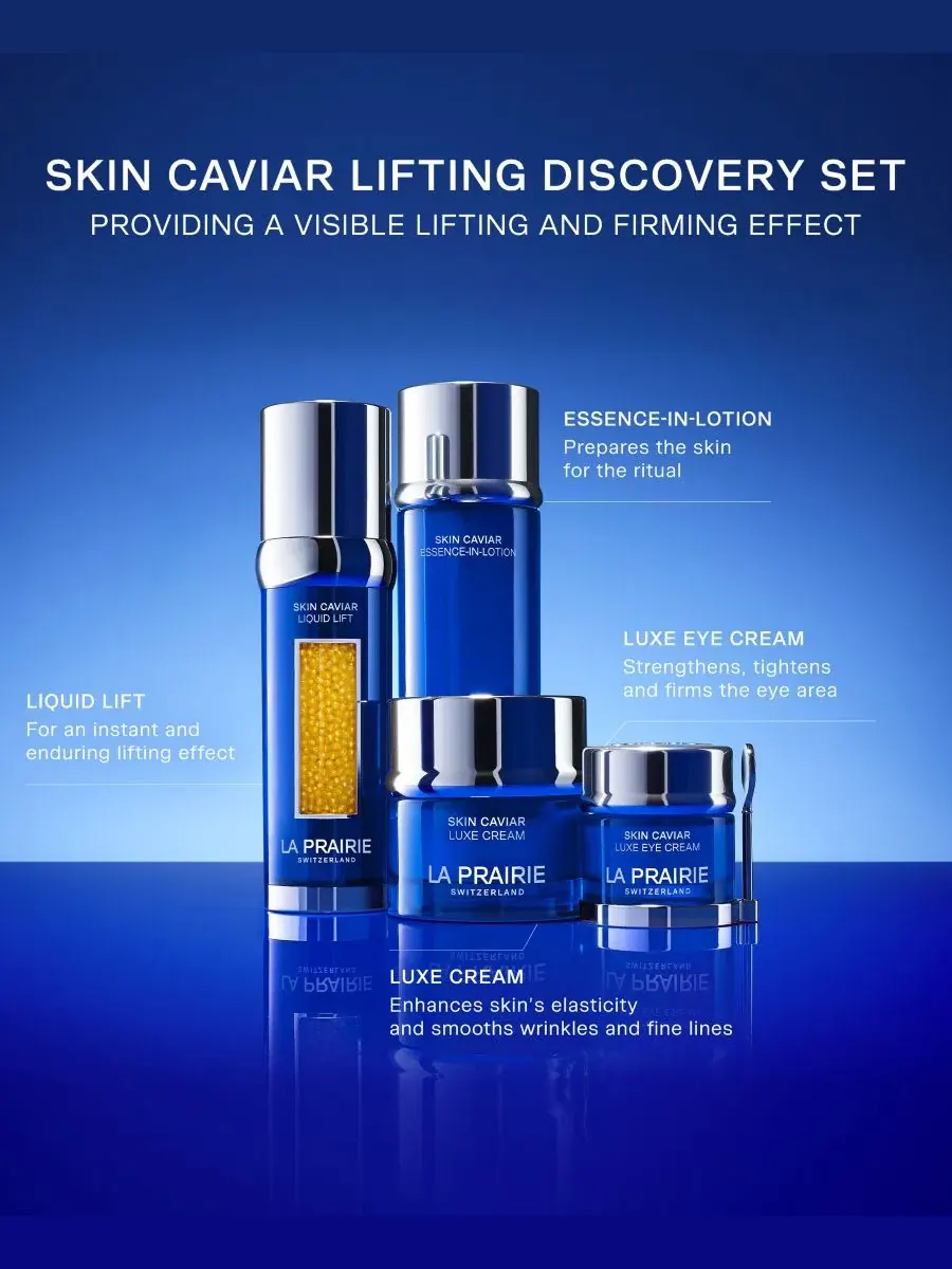 Набор для ухода за кожей с икрой, 4 предмета, Skin Caviar Lifting Discovery La Prairie — изображение 3 из 5