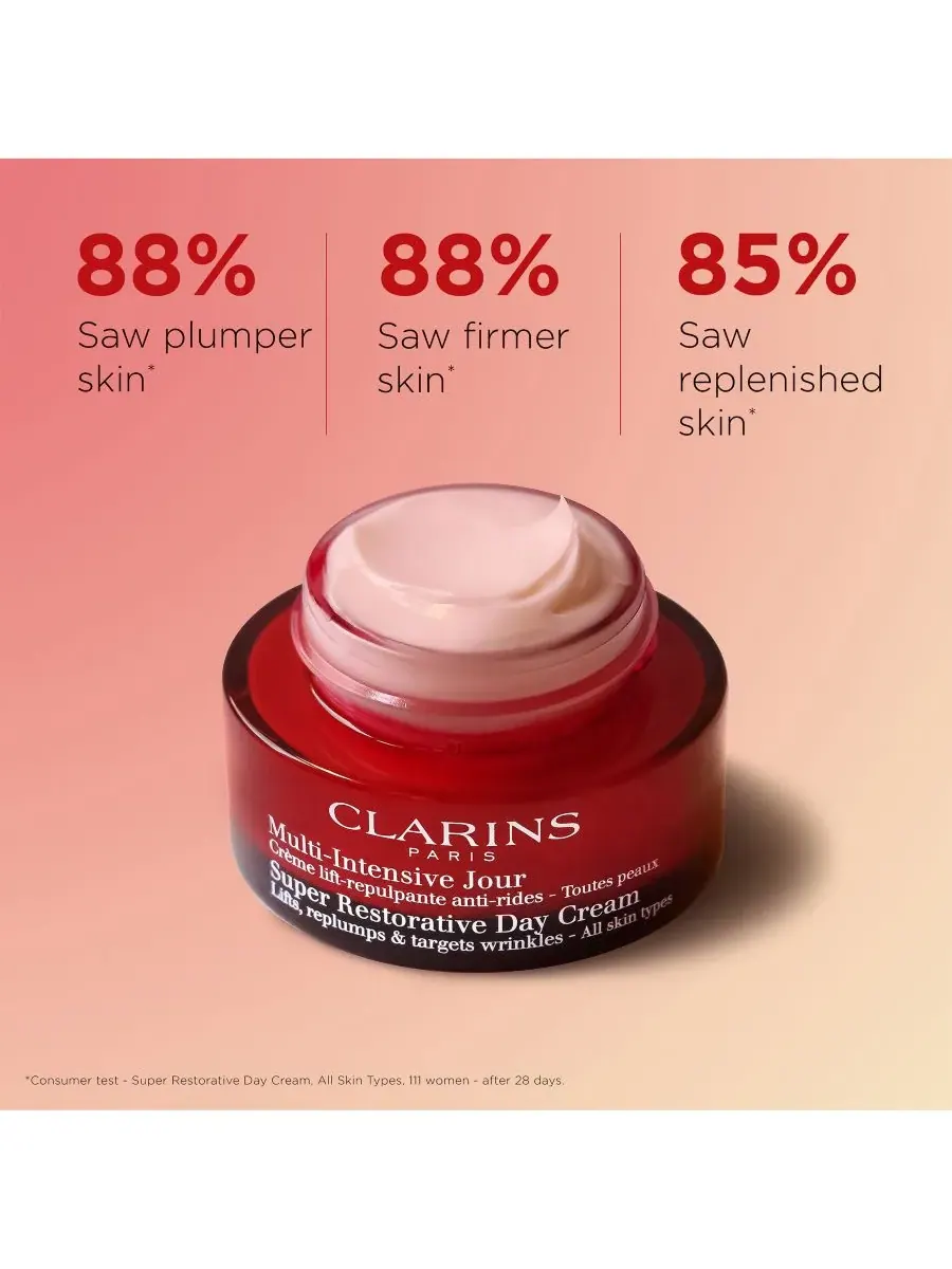 Clarins Стартовый набор из 3 предметов для супер-восстанавливающего антивозрастного ухода за кожей — изображение 4 из 10