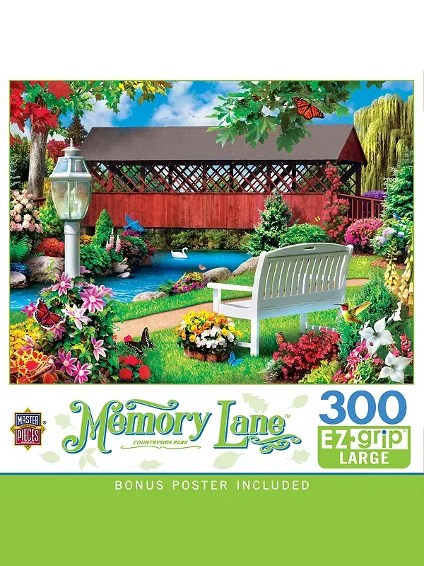 Шедевры памяти - загородный парк, пазл EZ Grip из 300 деталей Masterpieces Puzzles — изображение 1 из 3