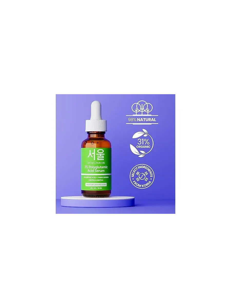Сыворотка Seoul Ceuticals — Корейская для ухода за кожей с % полиглутаминовой кислотой — изображение 7 из 7