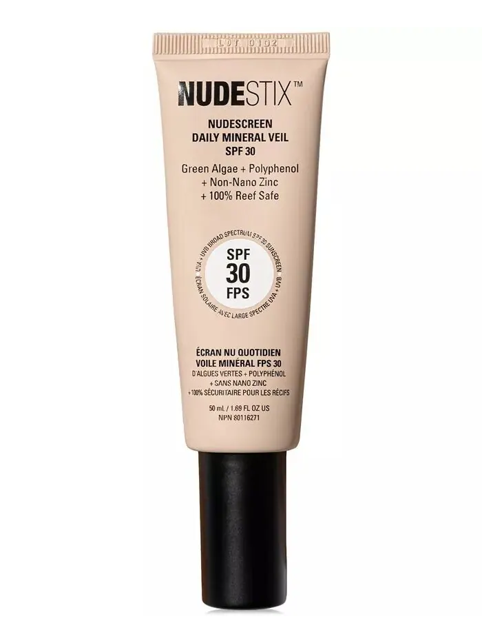 Крем для лица SPF NUDESTIX Nudescreen Daily Mineral Veil,, цвет Hot - (natural deep tint)