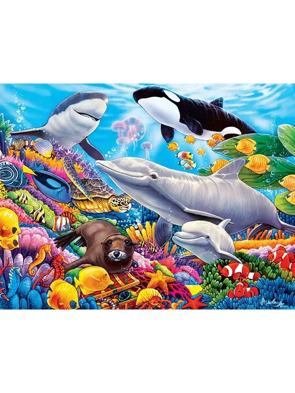 Шедевры мира животных подводные друзья пазл из 100 деталей Masterpieces Puzzles — изображение 2 из 3