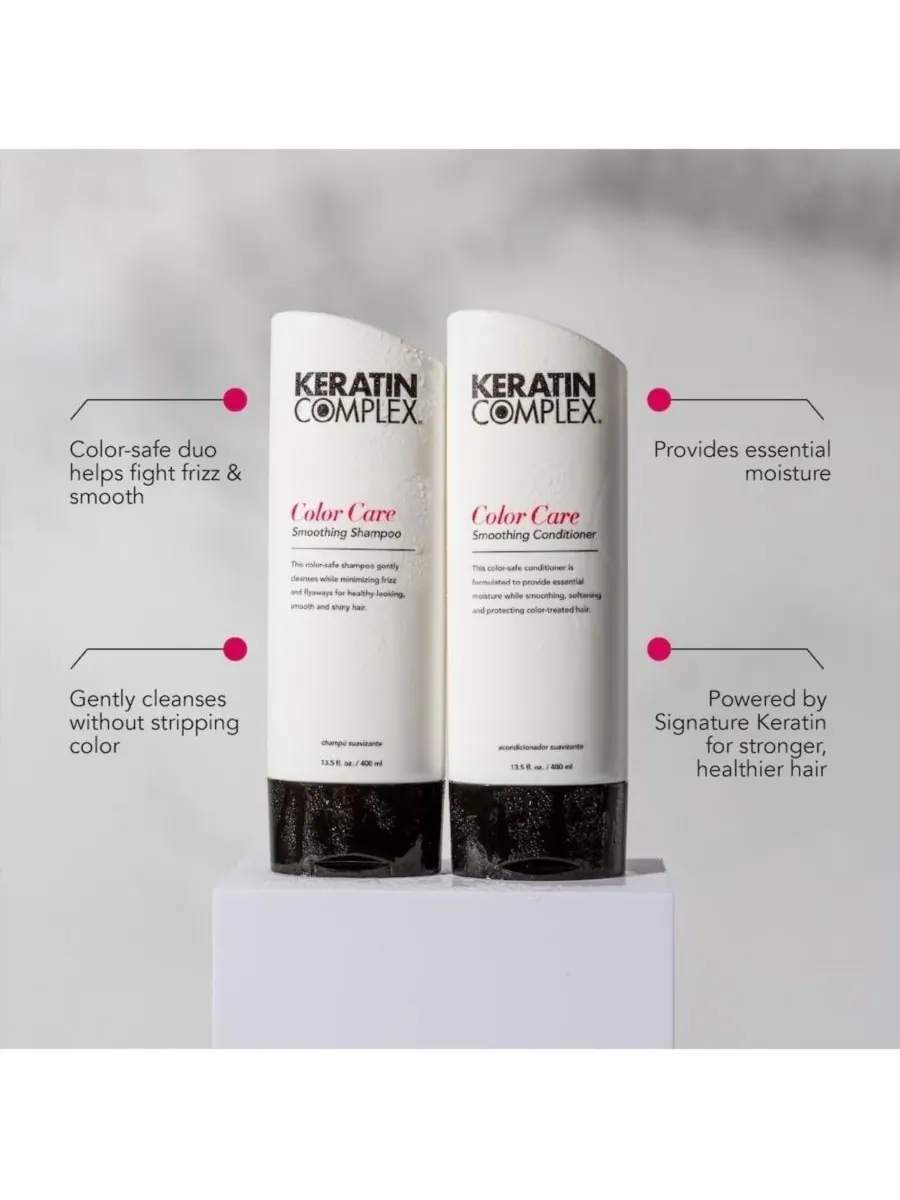 Разглаживающий кондиционер для окрашенных волос, 13, 5 унций Keratin Complex — изображение 6 из 6