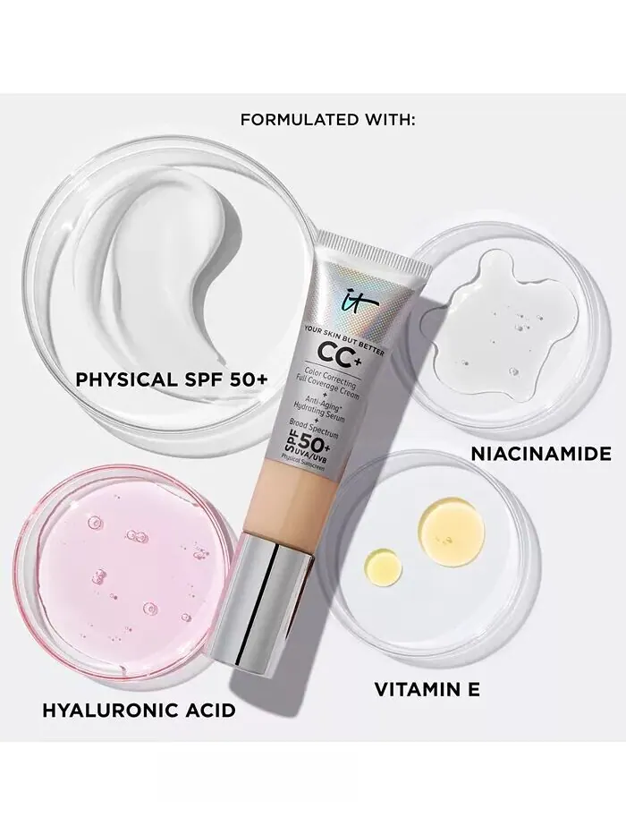 CC+ Крем с SPF 50+ It Cosmetics, цвет Rich Honey — изображение 5 из 10