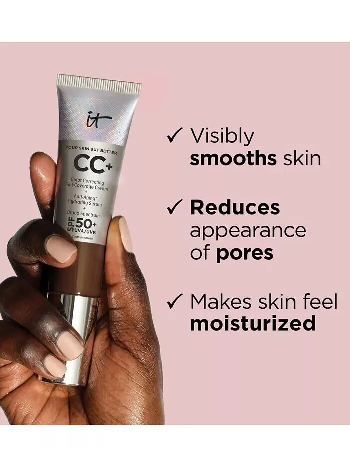 CC+ Крем с SPF 50+ It Cosmetics, цвет Rich Honey — изображение 6 из 10