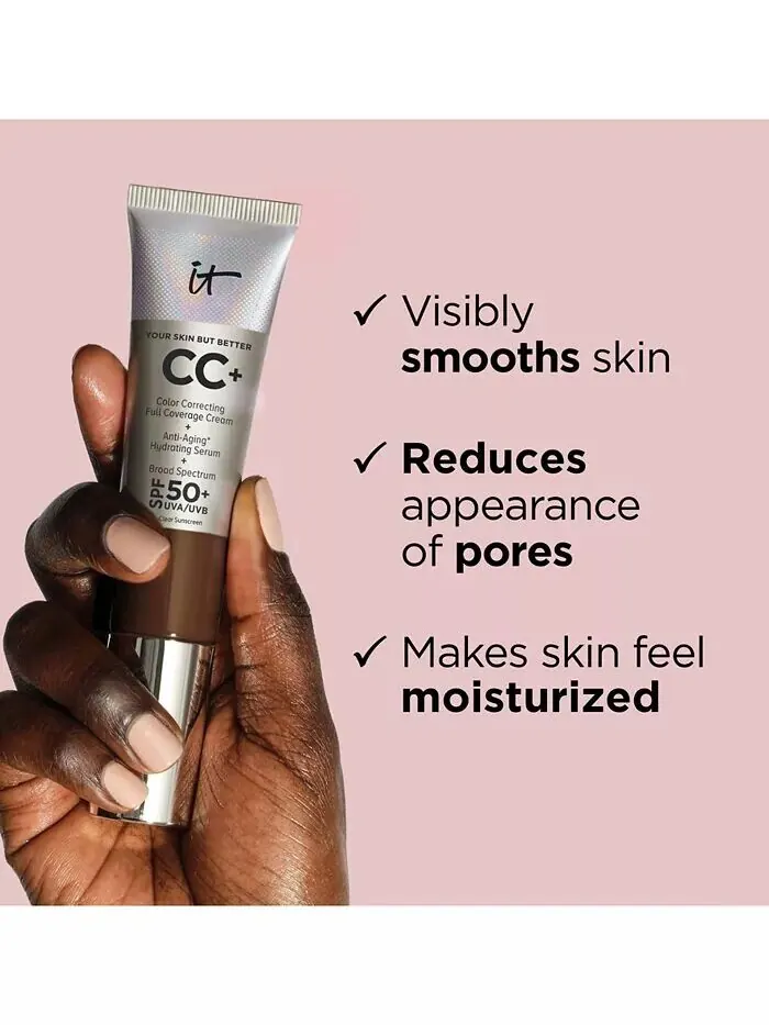 CC+ Крем с SPF 50+ It Cosmetics, цвет Deep Honey — изображение 7 из 10