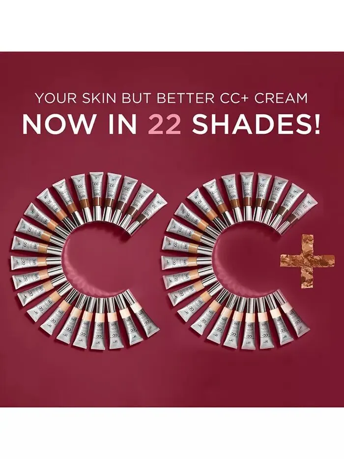 CC+ Крем с SPF 50+ It Cosmetics, цвет Deep Honey — изображение 8 из 10