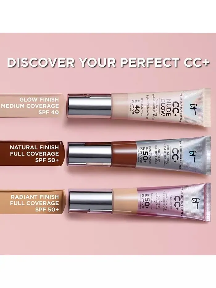 CC+ Крем с SPF 50+ It Cosmetics, цвет Deep Honey — изображение 9 из 10