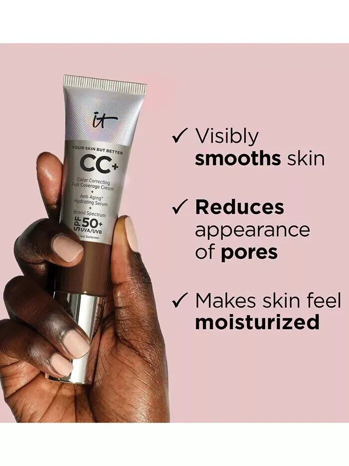 CC+ Крем с SPF 50+ It Cosmetics, цвет Light Medium — изображение 6 из 10