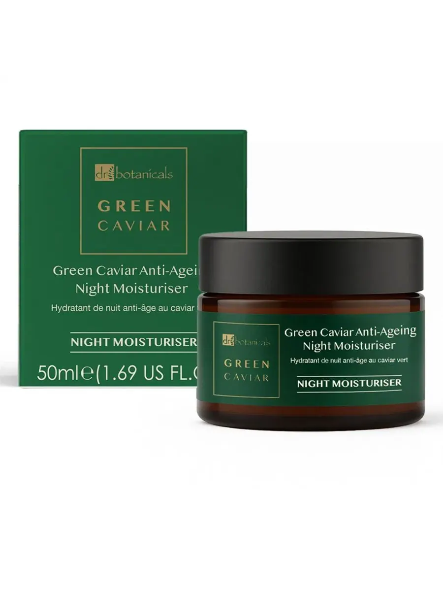 Ночной крем с икрой и аргановым маслом, 50 мл Dr. Botanicals