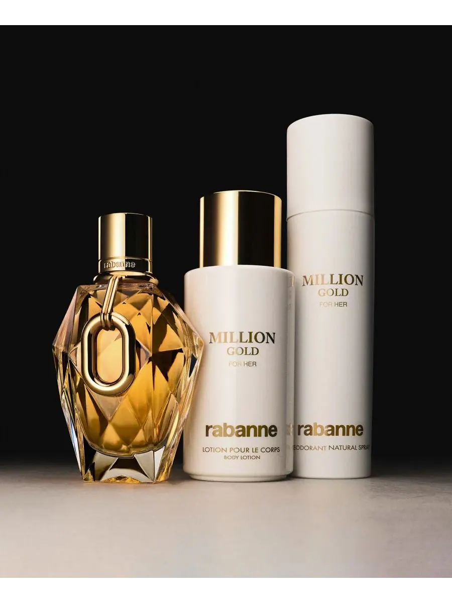 Rabanne Ароматизированный лосьон для тела Million Gold For Her, 6,8 унций — изображение 3 из 4