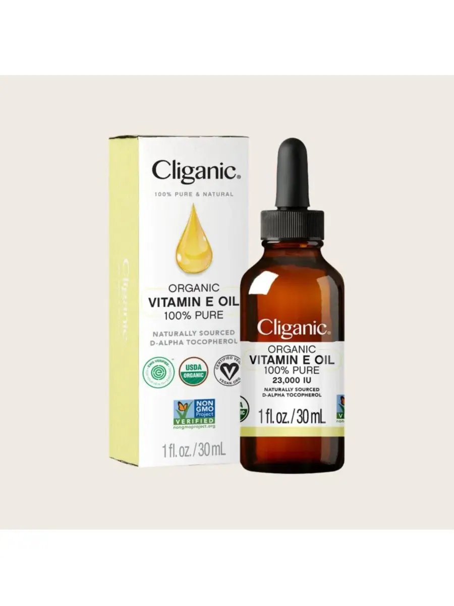 Органическое масло витамина Е - 57 г Cliganic — изображение 7 из 7