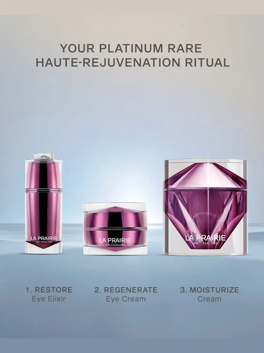 Сыворотка для контура глаз с платиной и пептидами Platinum Rare Haute Rejuvenation, 15 мл La Prairie — изображение 3 из 5