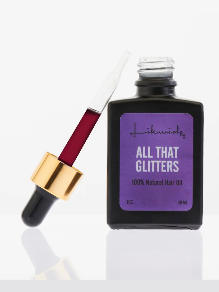 Натуральное масло для волос All That Glitters, 100% натуральное, 28 г Likwid RX — фиолетовый
