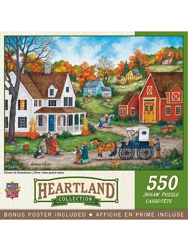 Шедевры сердца страны - ужин у бабушек, пазл из 550 деталей Masterpieces Puzzles — изображение 1 из 3