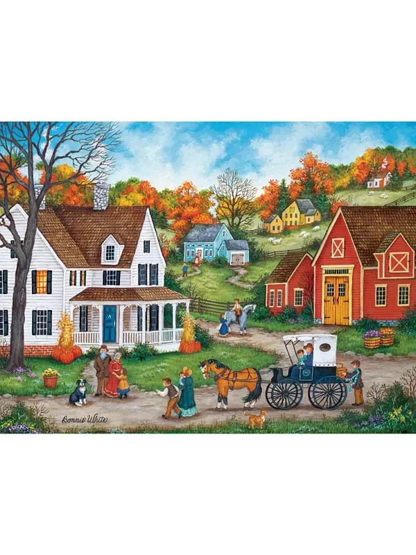 Шедевры сердца страны - ужин у бабушек, пазл из 550 деталей Masterpieces Puzzles — изображение 2 из 3