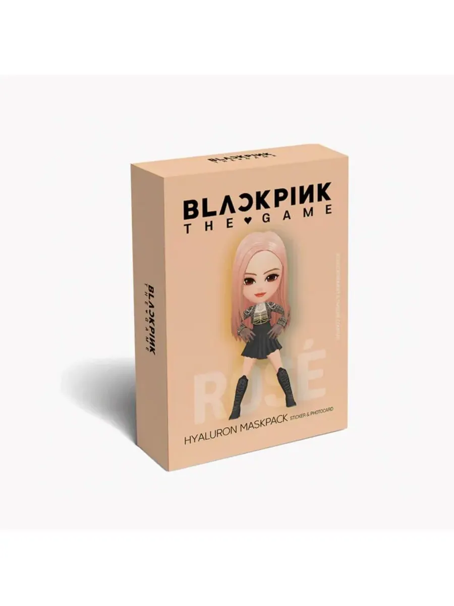 SIIA Cosmetics Набор масок BLACKPINK THE GAME - ROSE (гиалурон) — изображение 1 из 9