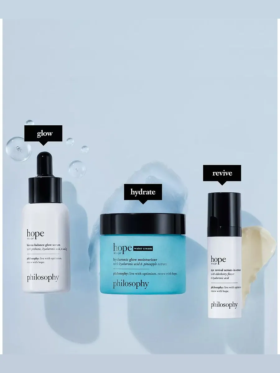 Сыворотка Philosophy — Увлажняющий Hope in a Jar Hyaluronic Glow с гиалуроновой кислотой и — изображение 6 из 9
