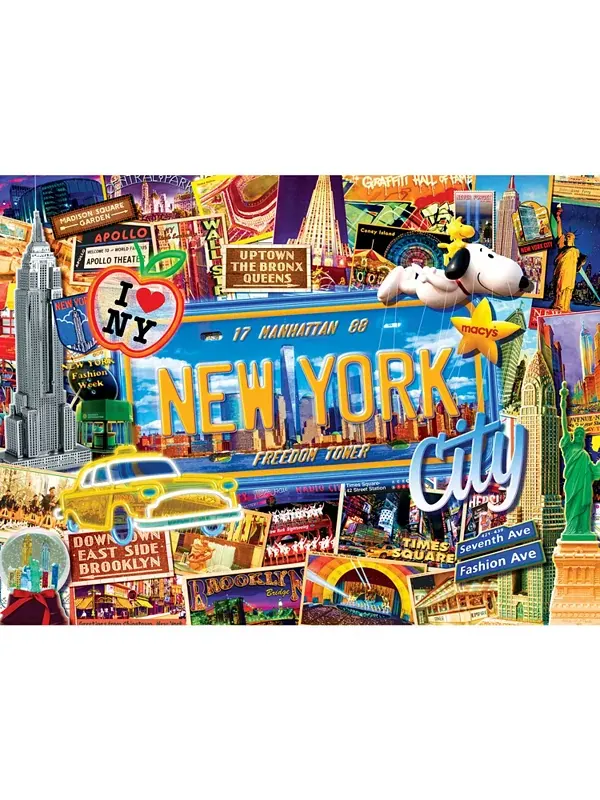 Шедевры приветствия из Нью-Йорка - пазл из 550 деталей Masterpieces Puzzles — изображение 2 из 3