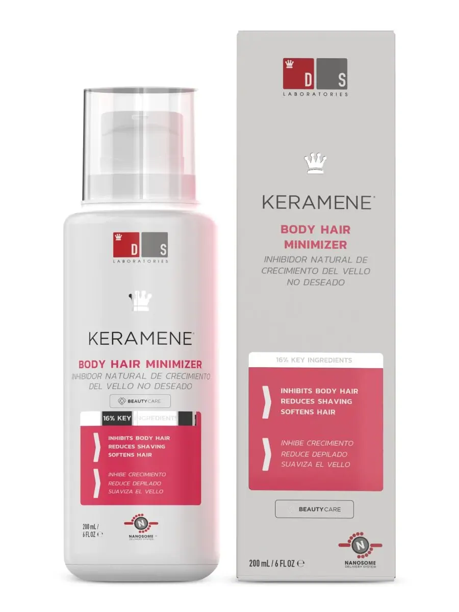 DS Laboratories Средство для минимизации волос на теле Keramene, 200 мл — мульти