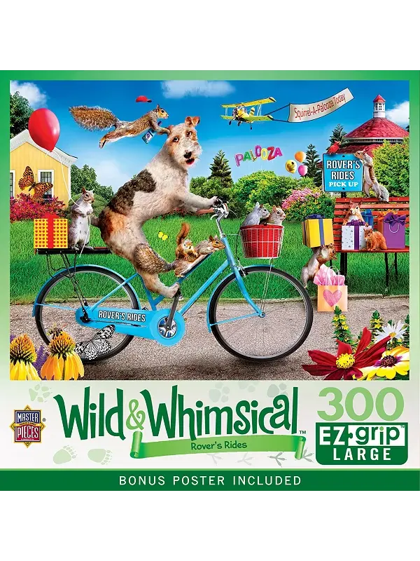 Шедевры дикие и причудливые — пазл EZ Grip из 300 деталей на вездеходе Masterpieces Puzzles — изображение 1 из 3
