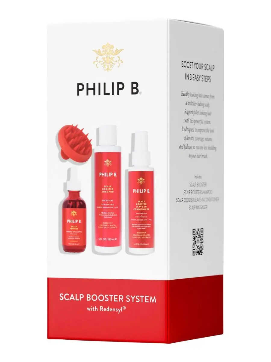 Набор для ухода за кожей головы Philip B. Scalp Booster System, 4 предмета — изображение 2 из 5