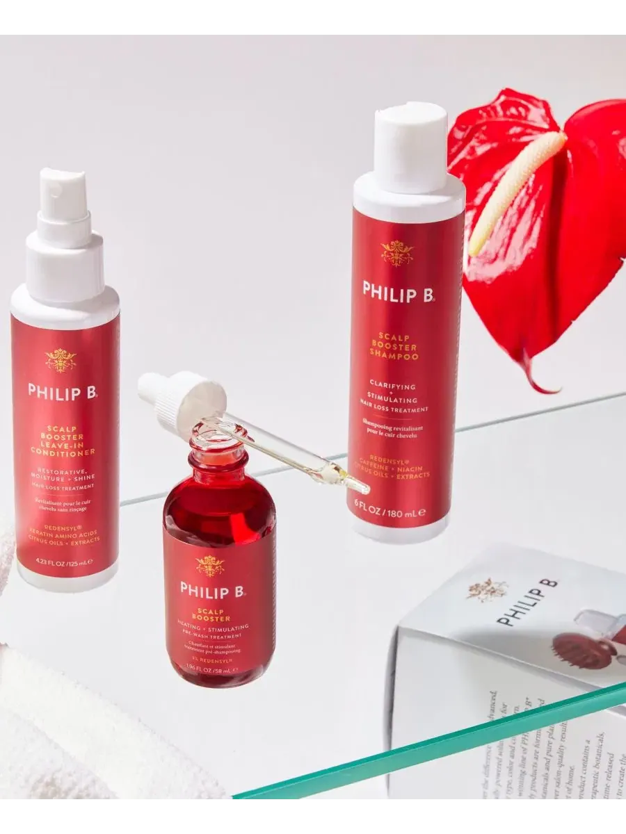 Набор для ухода за кожей головы Philip B. Scalp Booster System, 4 предмета — изображение 3 из 5