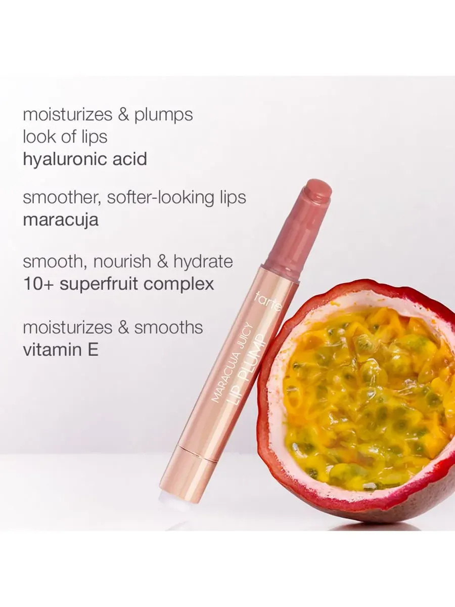 Tarte Набор из 2 предметов: карандаш для губ и бальзам для губ Maracuja Juicy Lip Rose — изображение 6 из 7