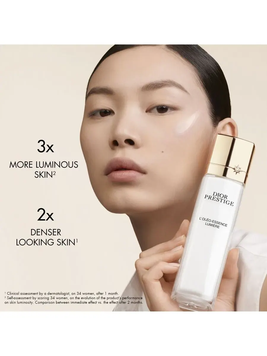 DIOR Prestige L'Oléo-Essence Lumière Отшелушивающий и осветляющий лосьон для лица, 5 унций — изображение 4 из 4