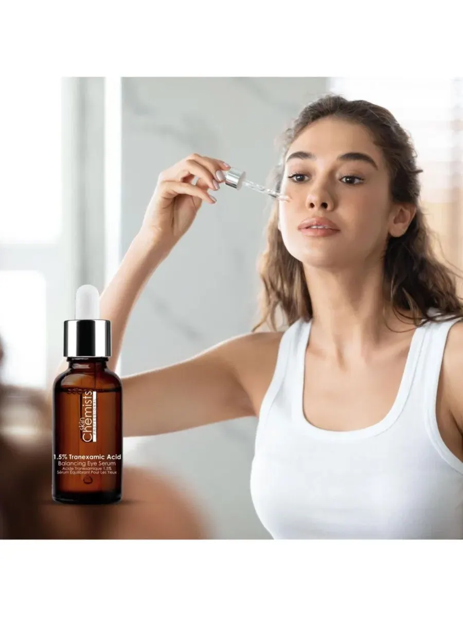 Балансирующая сыворотка 1,5% для глаз с трансексаминовой кислотой, 15 мл Skinchemists — изображение 4 из 5