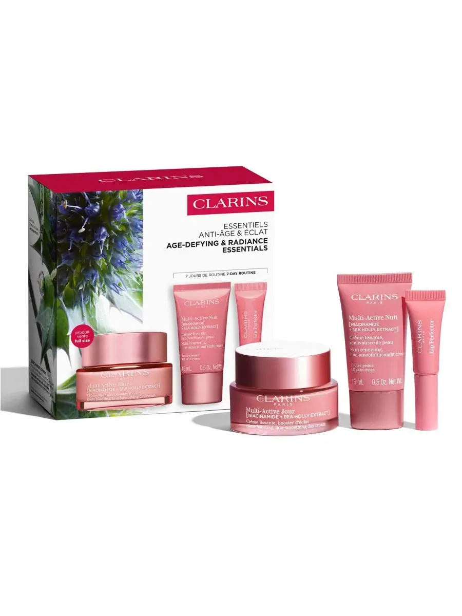Clarins Стартовый набор для ухода за кожей из 3 предметов с многофункциональными компонентами — изображение 1 из 8