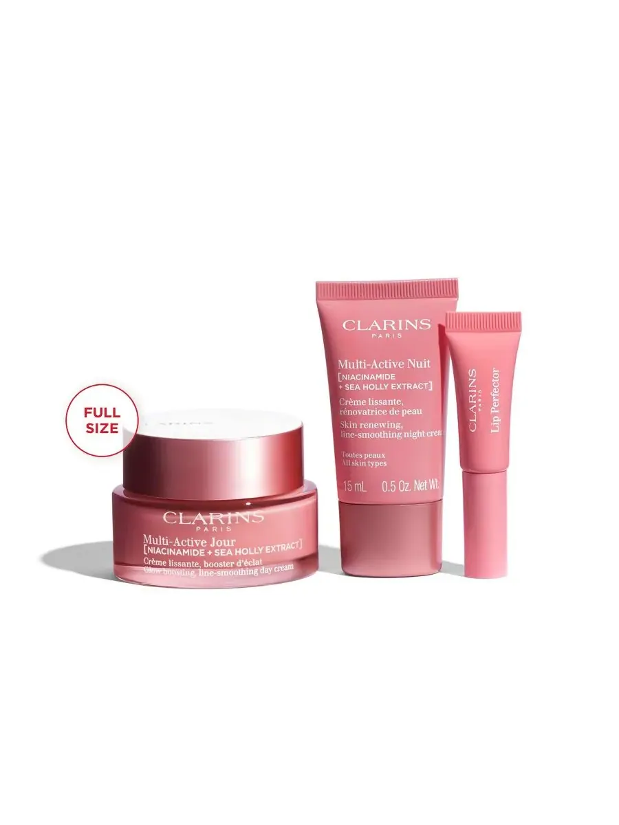 Clarins Стартовый набор для ухода за кожей из 3 предметов с многофункциональными компонентами — изображение 2 из 8