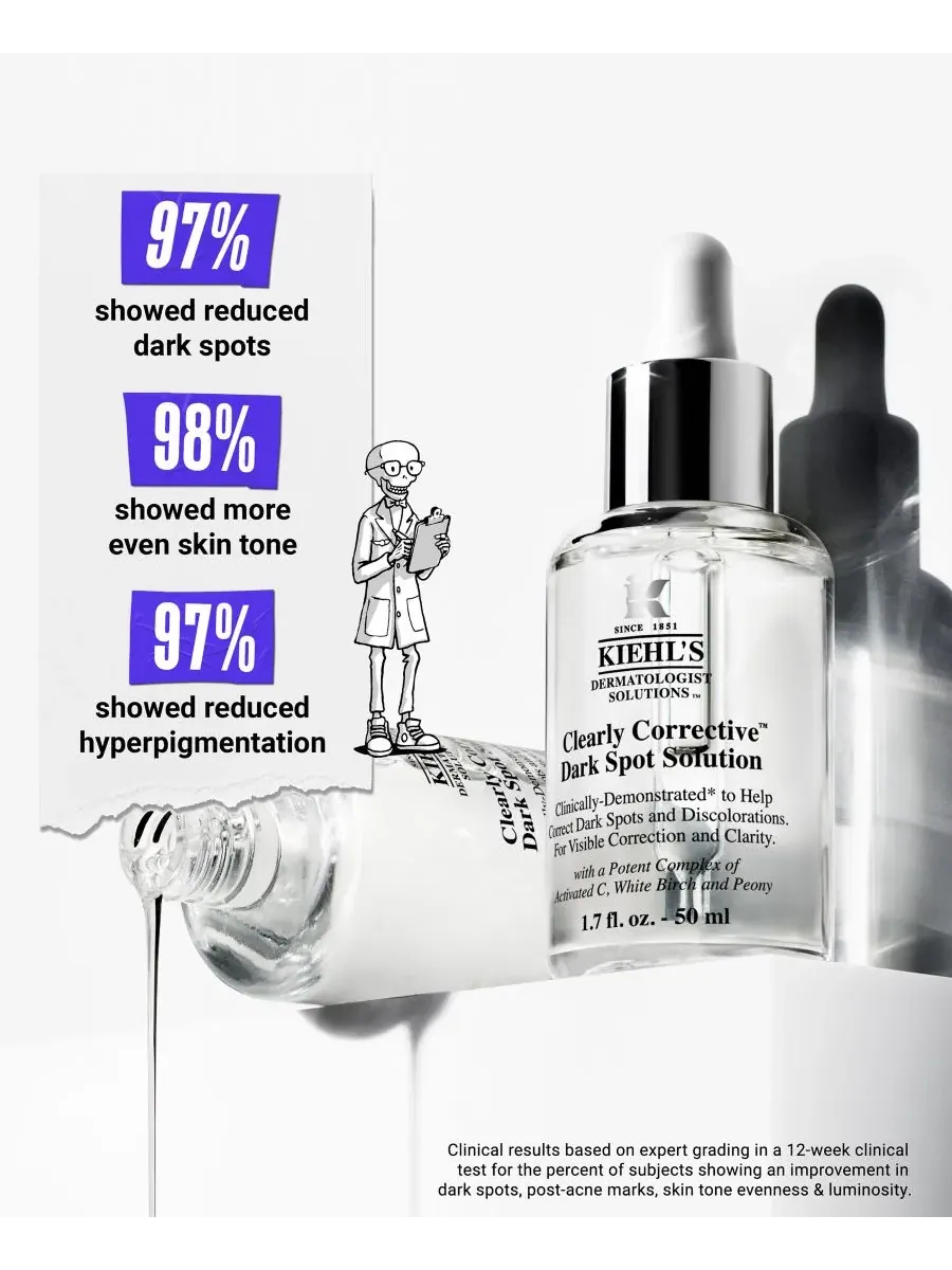 Сыворотка Kiehl's — Since 1851 Средство от пигментных пятен Dermatologist Solutions Clearly — изображение 4 из 10