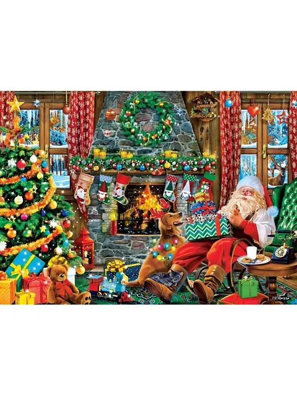 Шедевры: ищи и находи — рождественский сюрприз, пазл из 1000 деталей Masterpieces Puzzles — изображение 3 из 3